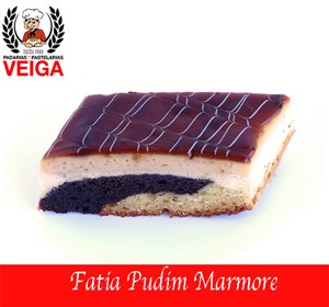 Fatia Pudim Marmore